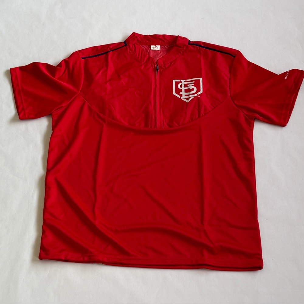 St Louis Cardinals Red Short Sleeve hitting jersey